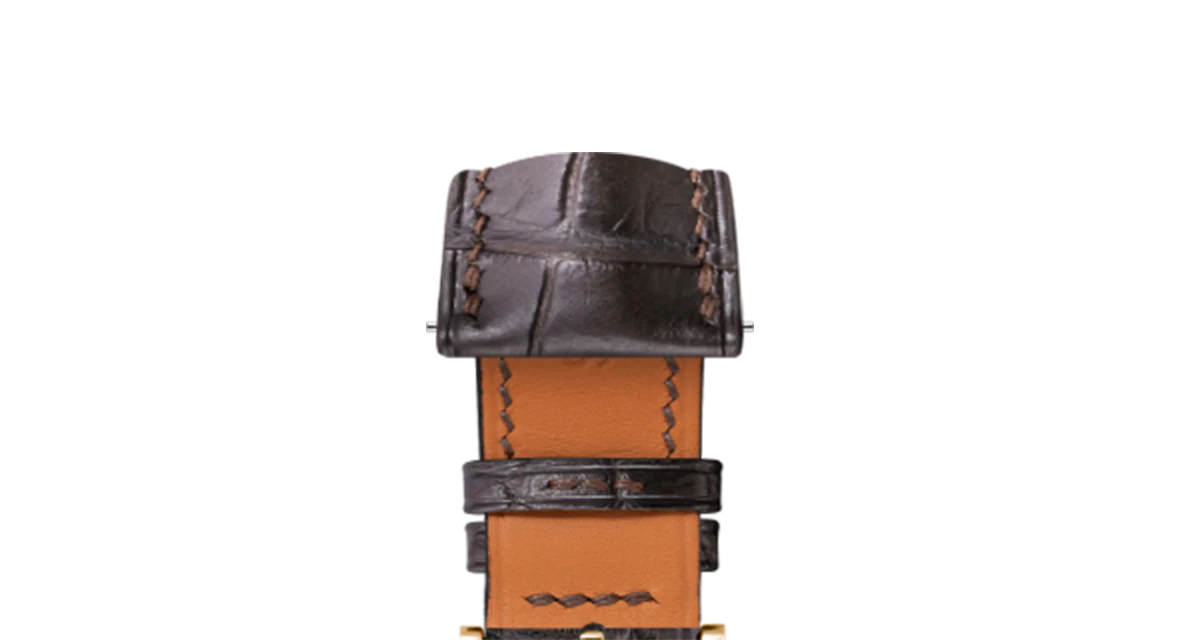 Matte Dark Brown Alligator Signature Strap - Image 10
