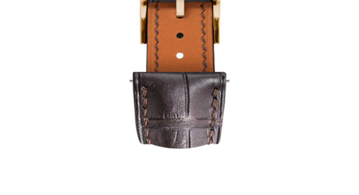 Matte Dark Brown Alligator Signature Strap - Image 11