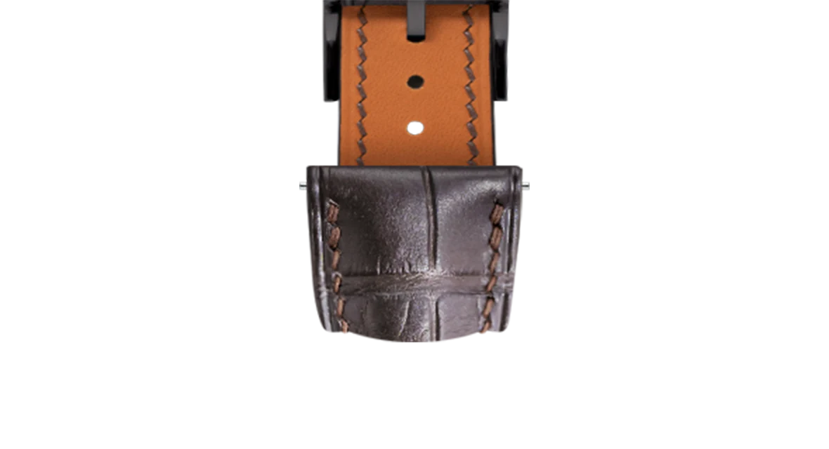 Matte Dark Brown Alligator Signature Strap - Image 13