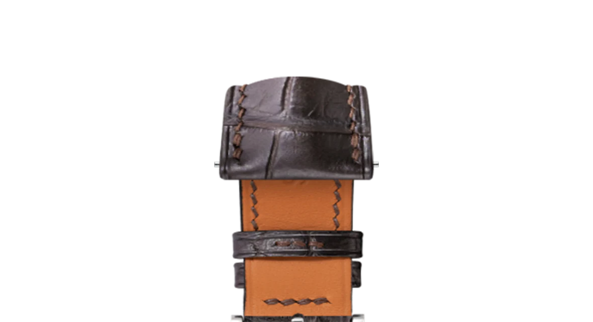 Matte Dark Brown Alligator Signature Strap - Image 6