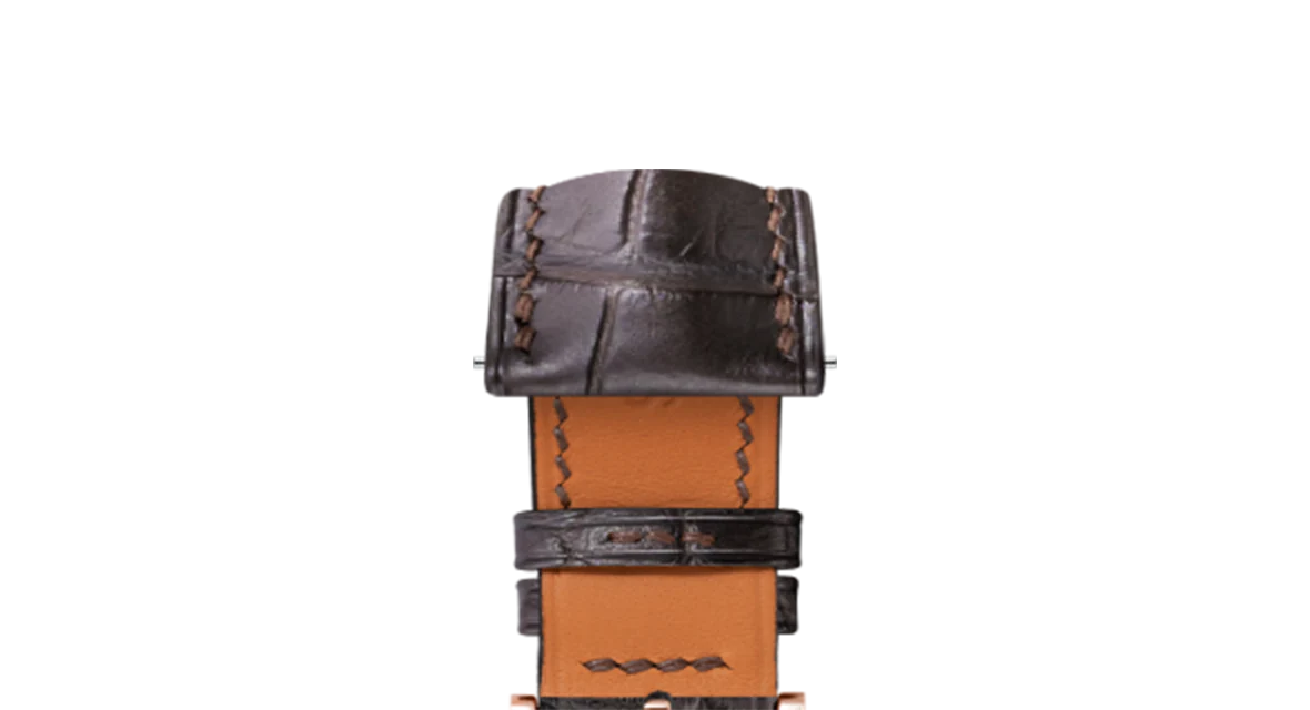 Matte Dark Brown Alligator Signature Strap - Image 8