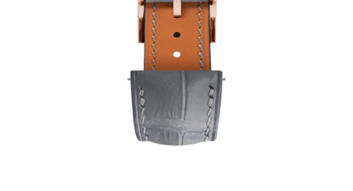 Matte Dolphin Grey Alligator Signature Strap - Image 7