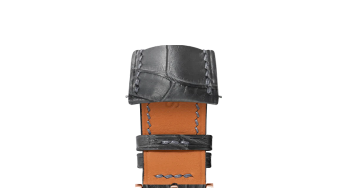 Matte Grey Storm Alligator Signature (Curved) Strap - Image 5