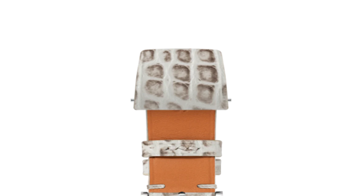 Matte Himalayan Alligator Flank Stitchless Strap - Image 4