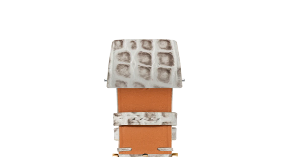 Matte Himalayan Alligator Flank Stitchless Strap - Image 8