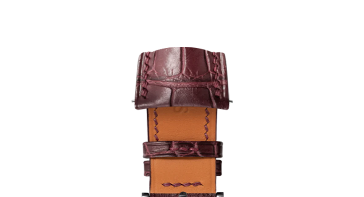 Matte Mahogany Alligator Signature (Curved) Strap - Image 10
