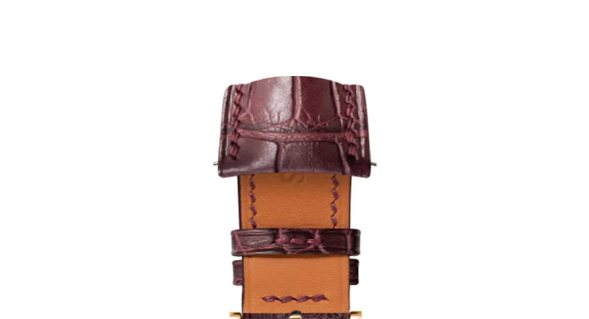 Matte Mahogany Alligator Signature (Curved) Strap - Image 8