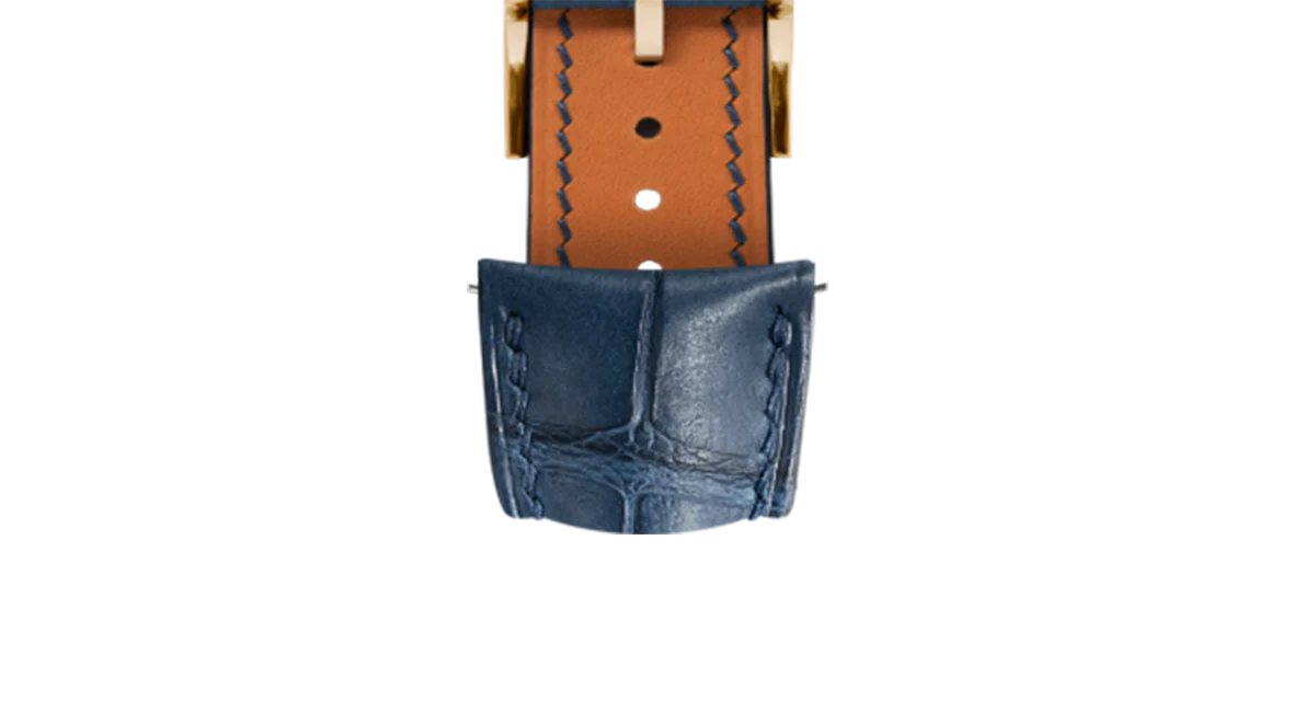 Matte Navy Alligator Signature (Curved) Strap - Image 10