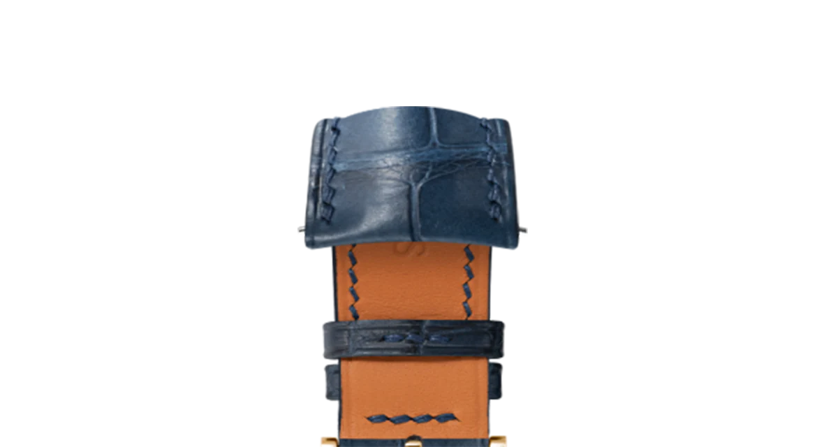 Matte Navy Alligator Signature (Curved) Strap - Image 9