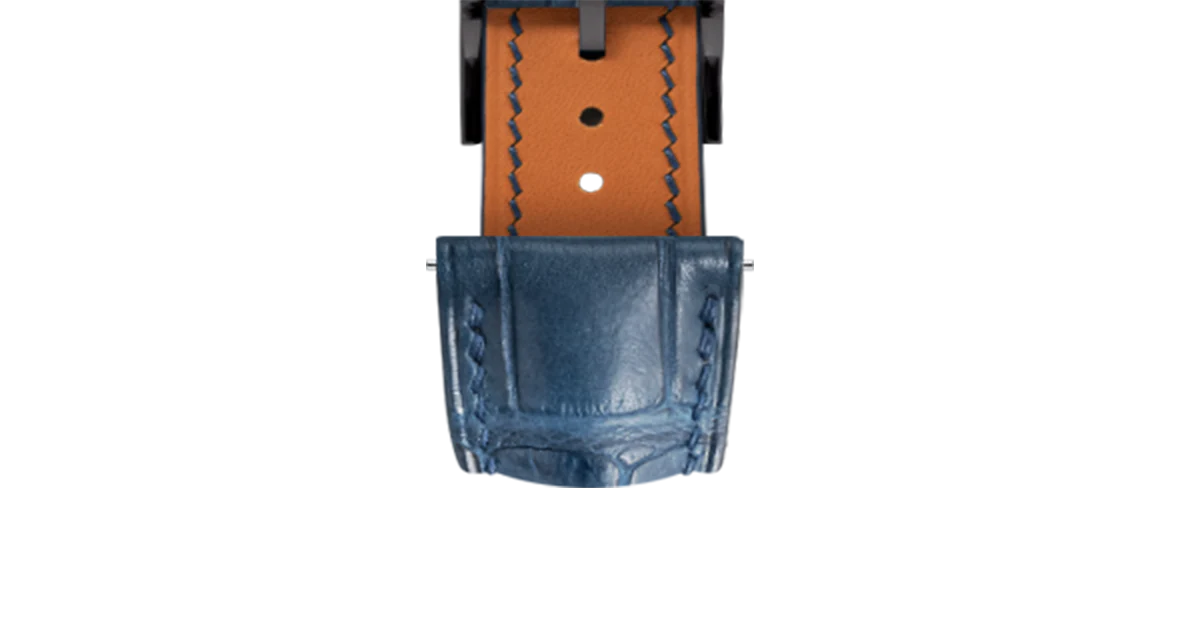 Matte Navy Alligator Signature Strap - Image 13