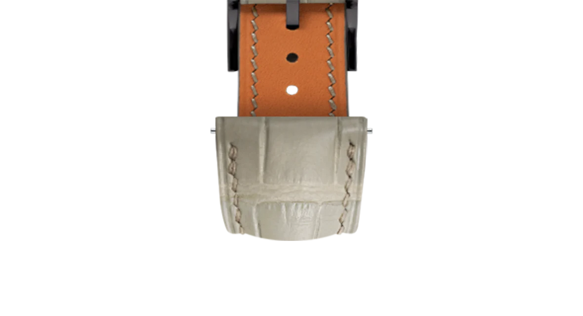 Matte Oatmeal Alligator Signature Strap - Image 11