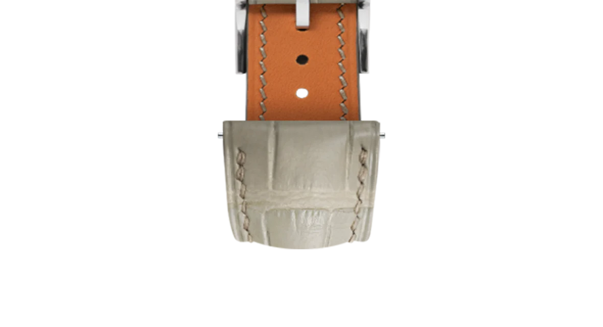 Matte Oatmeal Alligator Signature Strap - Image 5