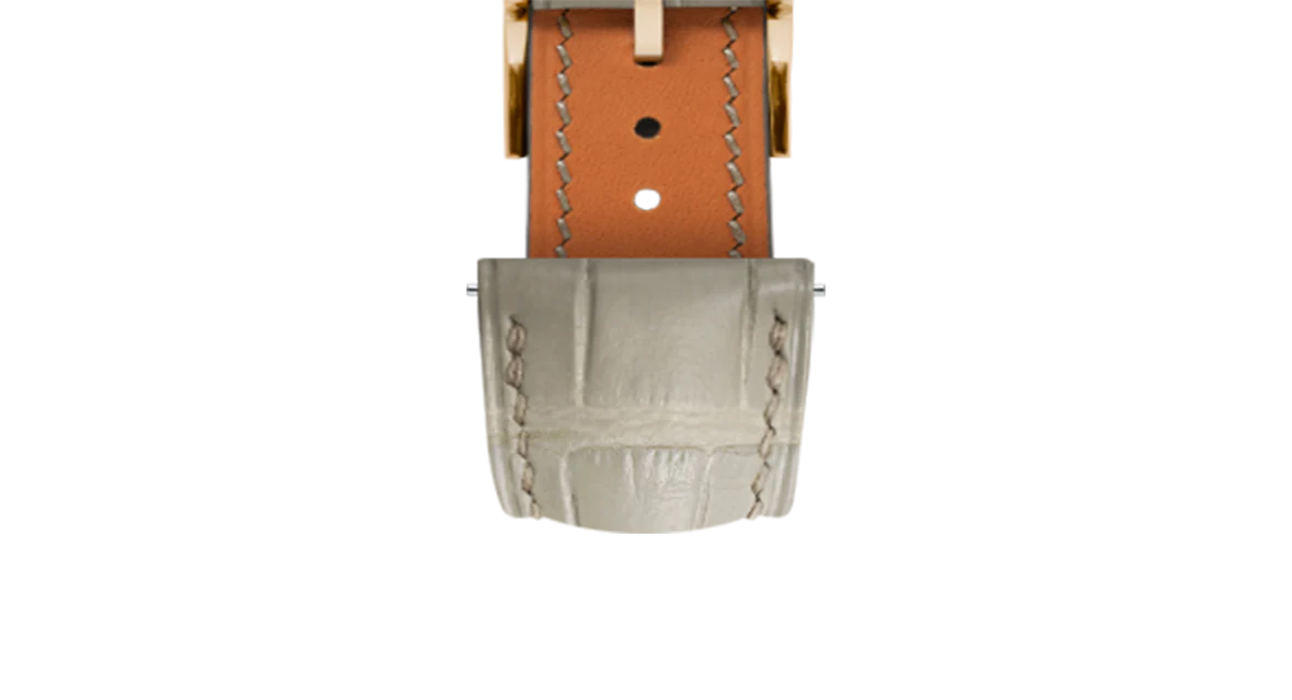 Matte Oatmeal Alligator Signature Strap - Image 9