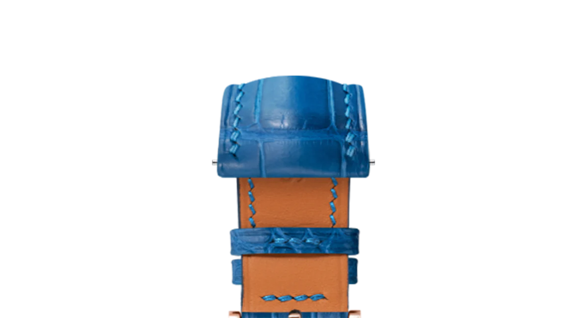 Matte Ocean Blue Alligator Signature Strap - Image 8