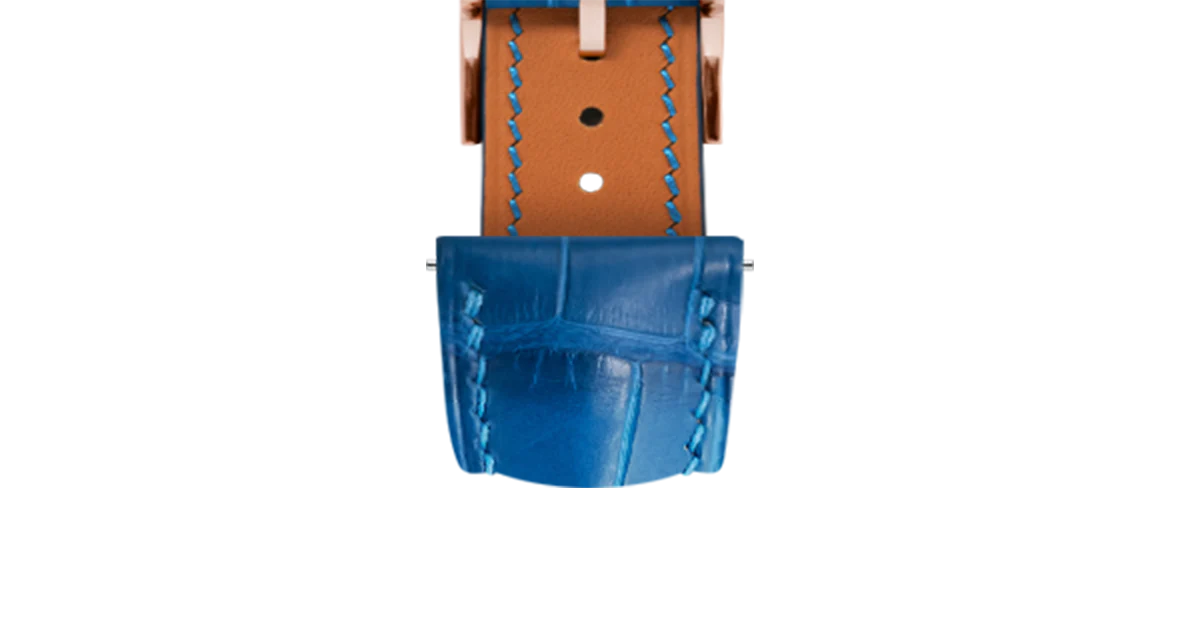 Matte Ocean Blue Alligator Signature Strap - Image 9