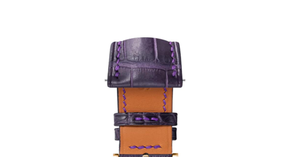 Matte Purple Alligator Signature Strap - Image 8