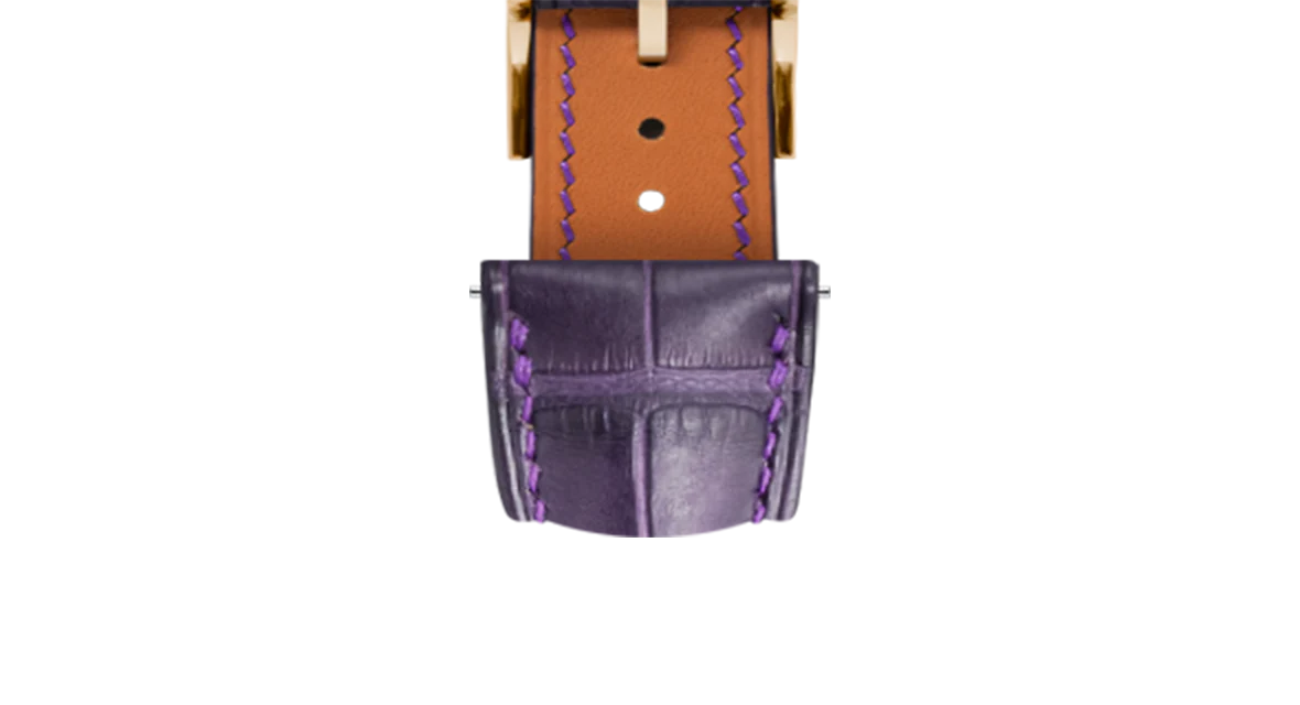 Matte Purple Alligator Signature Strap - Image 9