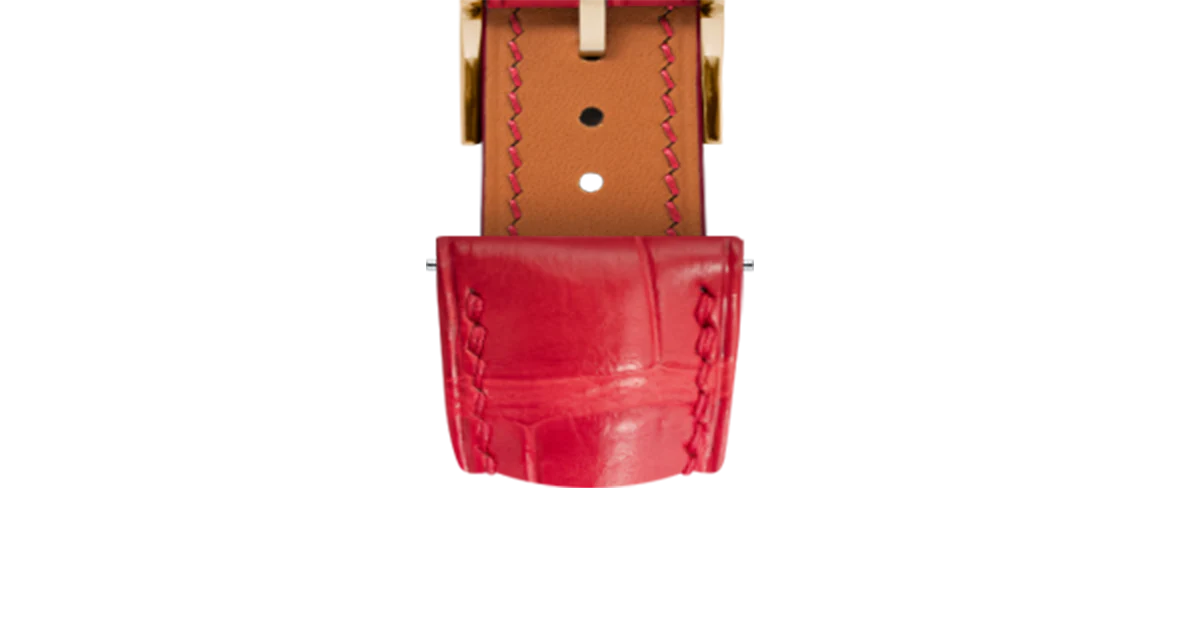 Matte Red Alligator Signature Strap - Image 11