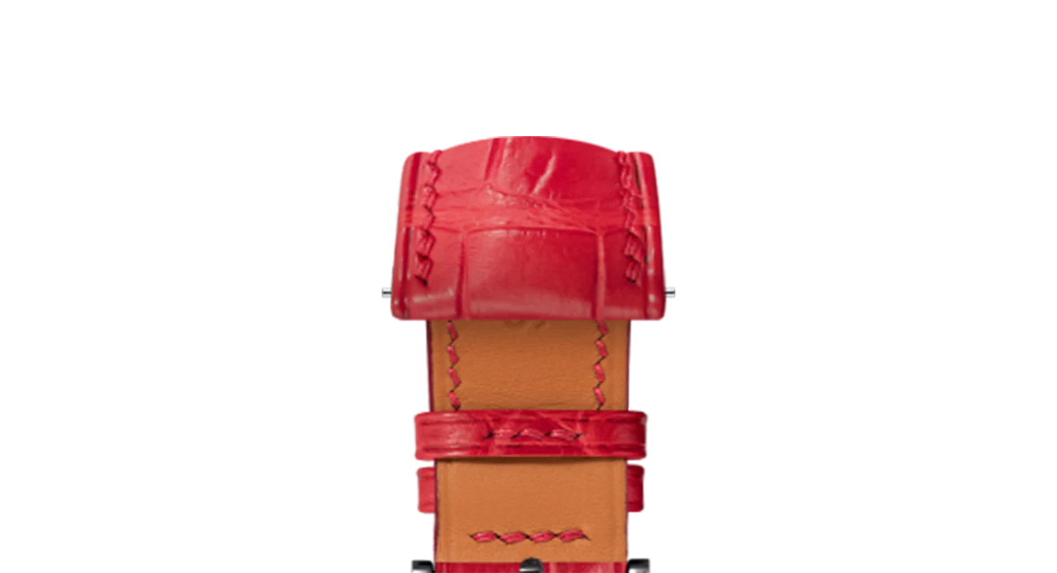 Matte Red Alligator Signature Strap - Image 12