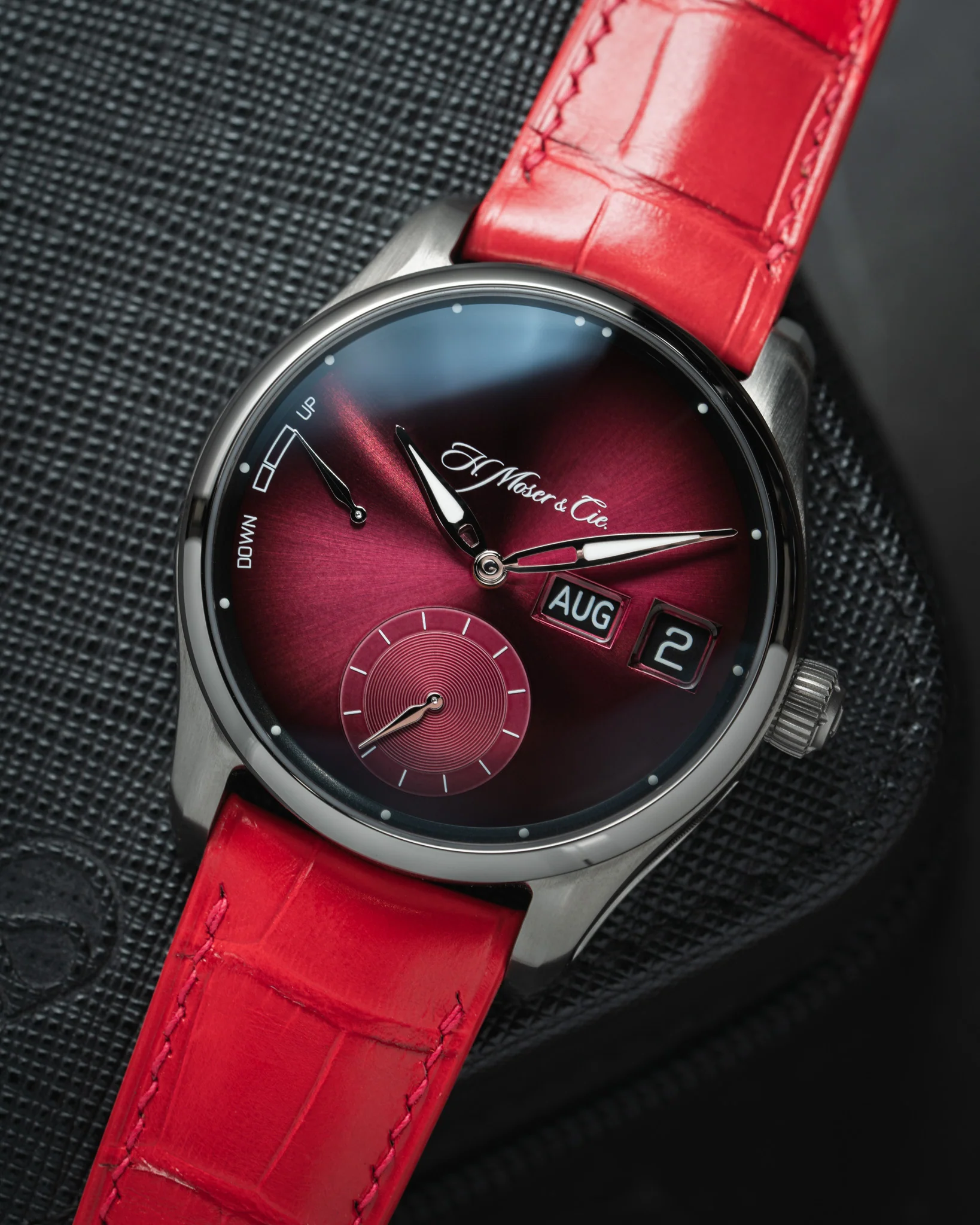 Matte Red Alligator Signature Strap - Image 3