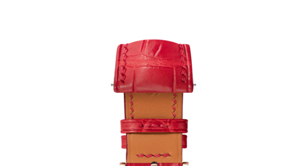 Matte Red Alligator Signature Strap - Image 8