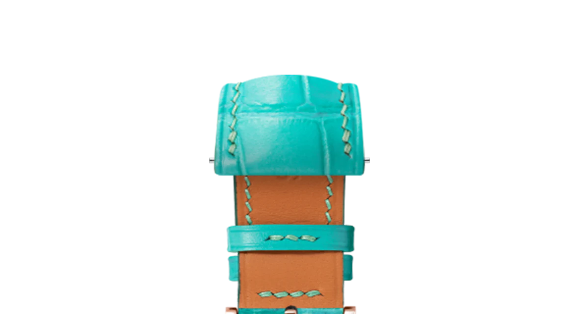 Overstock: Matte Turquoise Alligator Signature Strap - Image 9