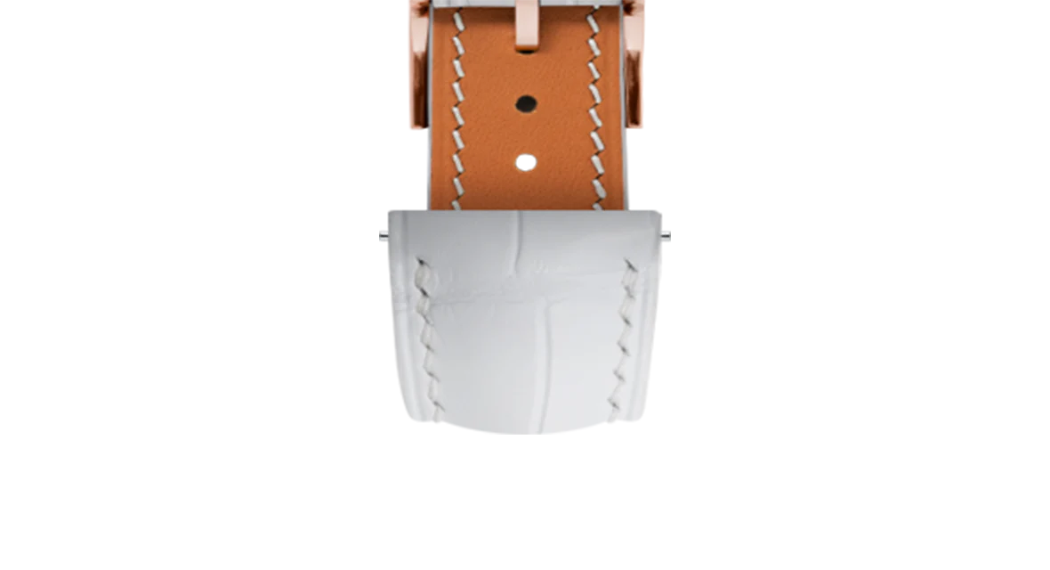 Matte White Alligator Signature Strap - Image 11