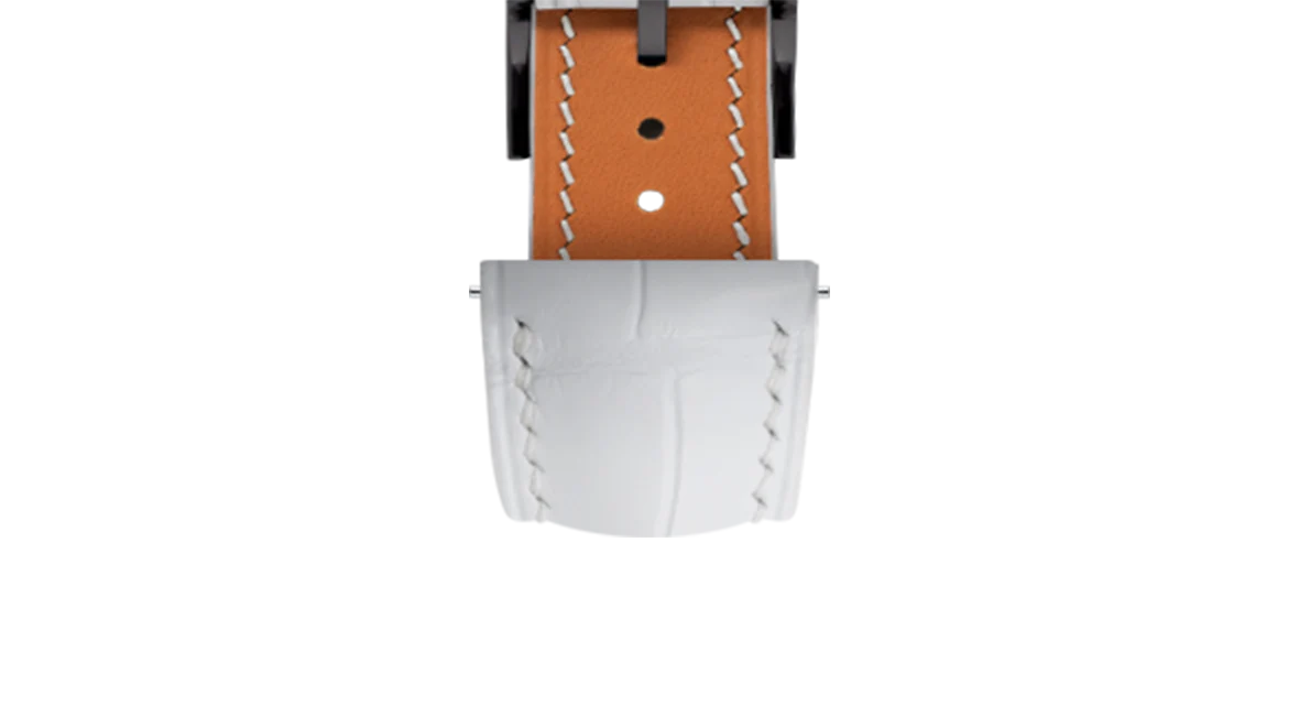 Matte White Alligator Signature Strap - Image 15
