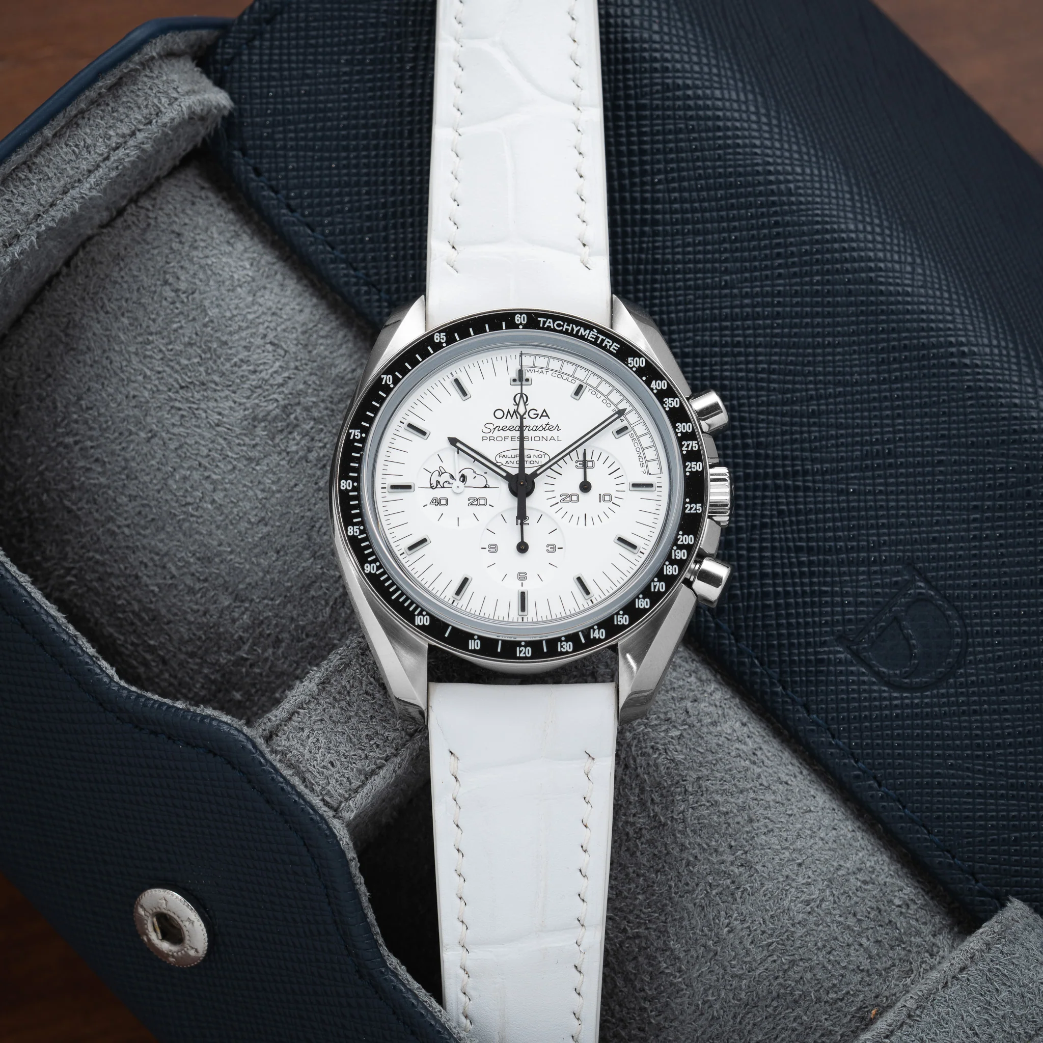 Matte White Alligator Signature Strap - Image 4