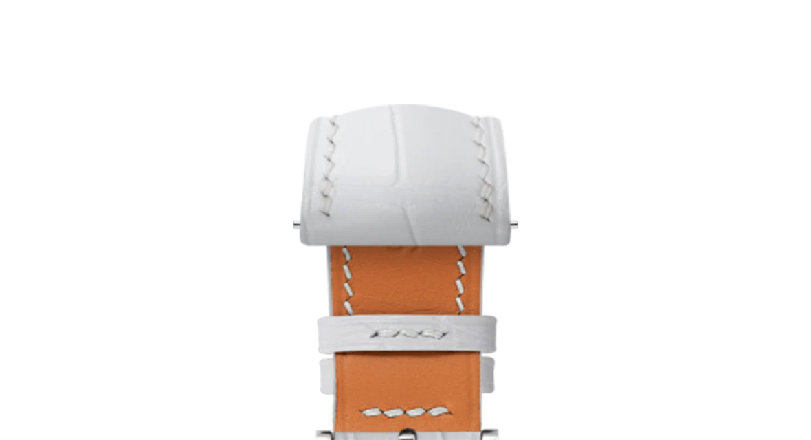Matte White Alligator Signature Strap - Image 8