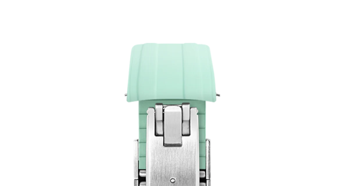 Overstock: Mint Green CTS Rubber Strap for Omega Speedmaster - Image 6