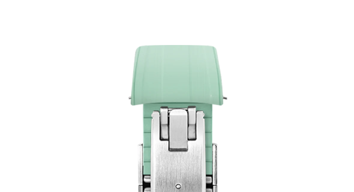 Mint Green CTS Rubber Strap for Rolex Submariner 41mm - Image 6