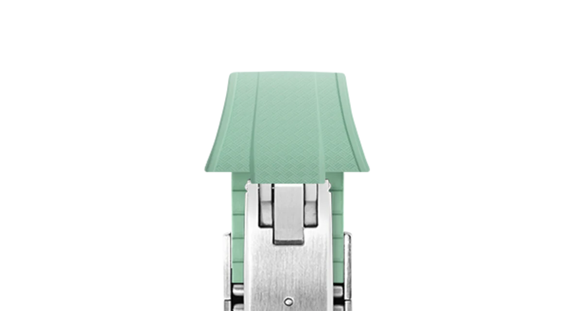 Mint Green CTS Rubber Strap for Tissot PRX - Image 10