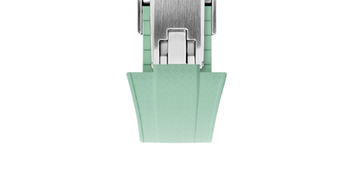 Mint Green CTS Rubber Strap for Tissot PRX - Image 11