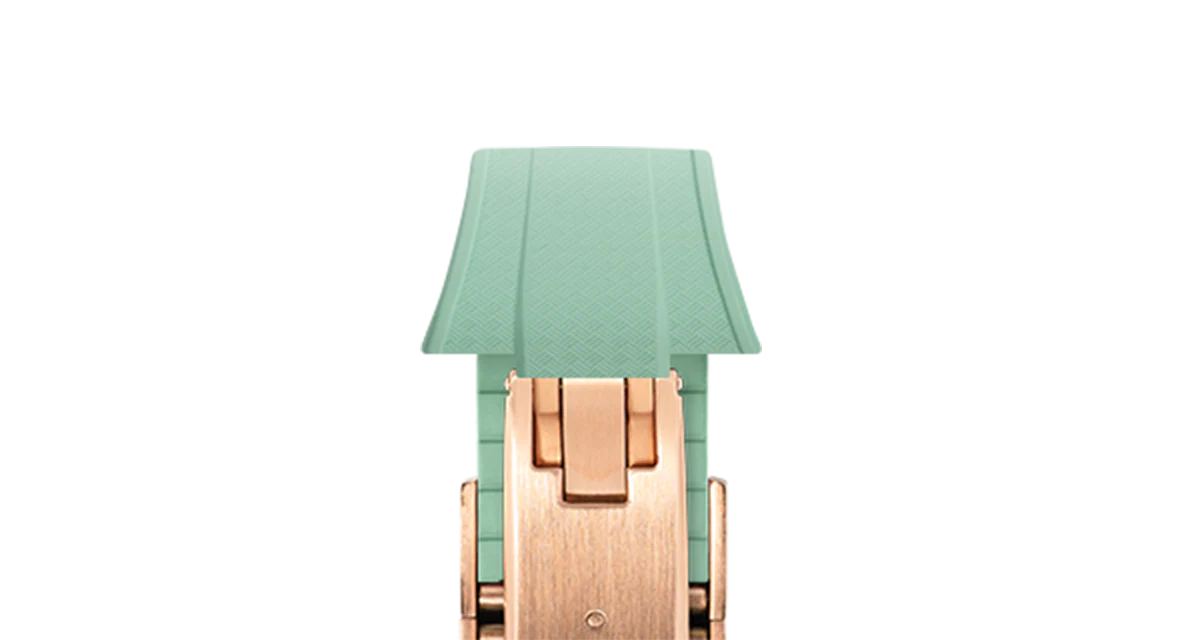 Mint Green CTS Rubber Strap for Tissot PRX - Image 12