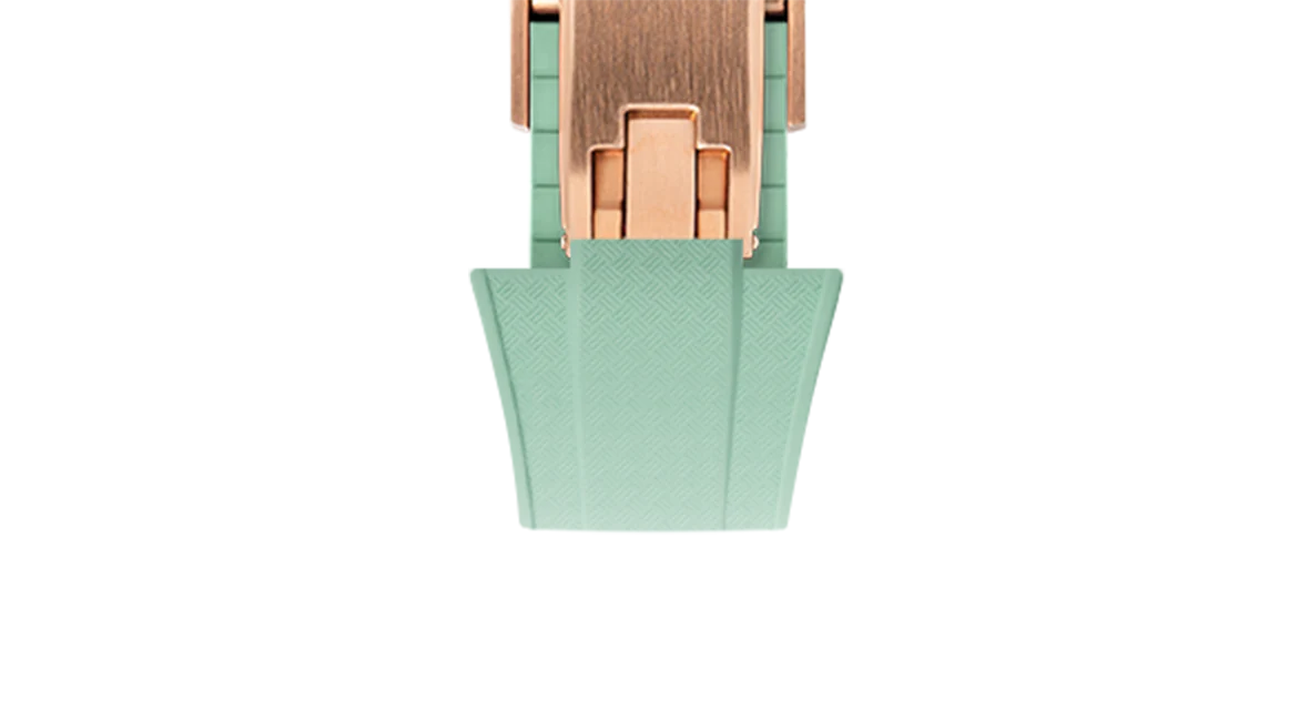 Mint Green CTS Rubber Strap for Tissot PRX - Image 13