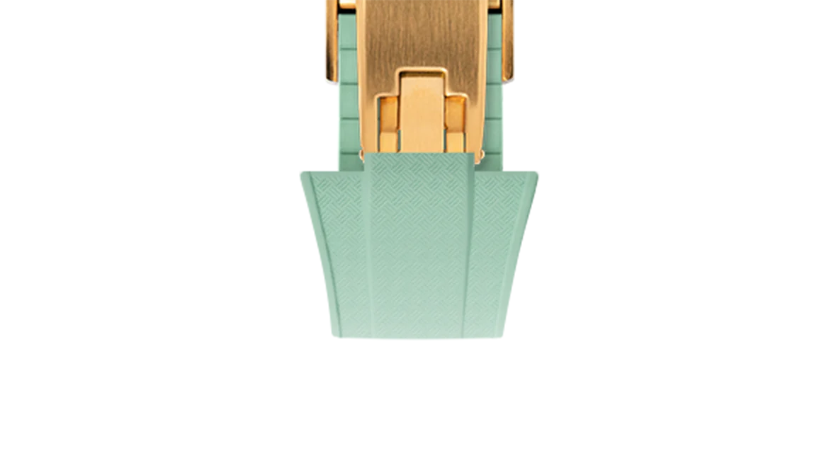 Mint Green CTS Rubber Strap for Tissot PRX - Image 15