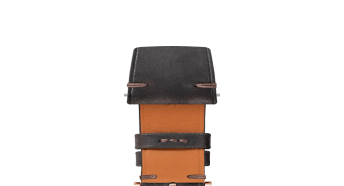 Mocha Crazy Horse Side-Stitch Strap - Image 5