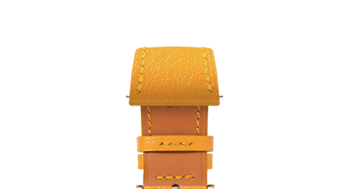 Mustard Chevre Slim Strap - Image 11