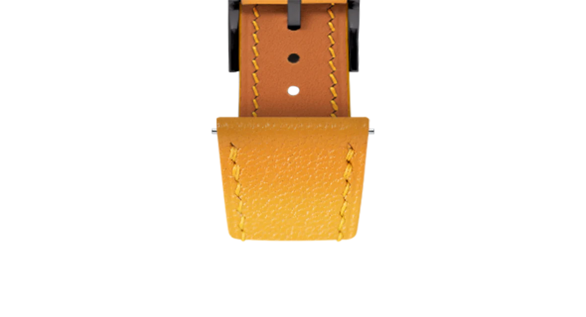 Mustard Chevre Slim Strap - Image 14