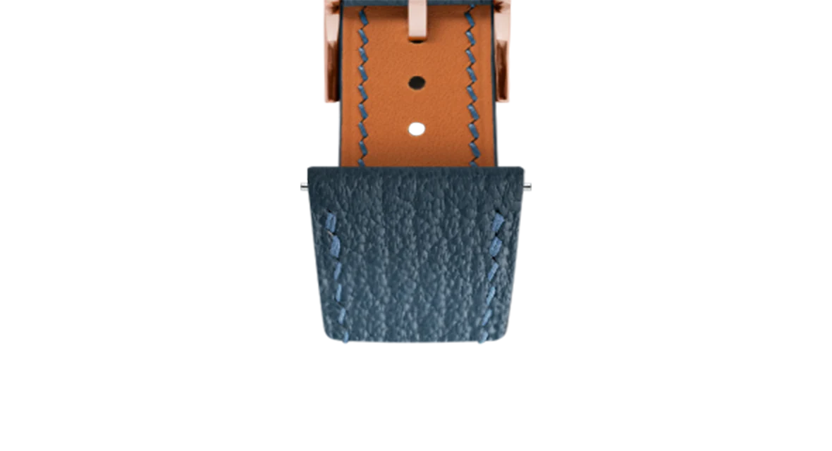 Navy Chevre Slim Strap - Image 15
