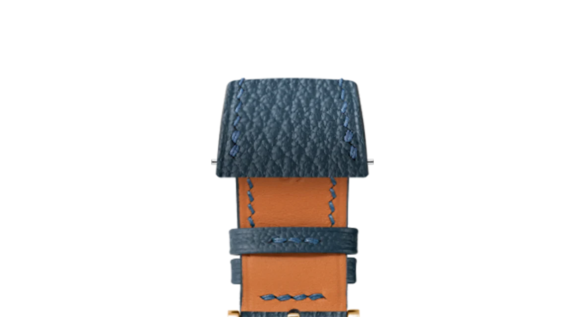Navy Chevre Slim Strap - Image 16
