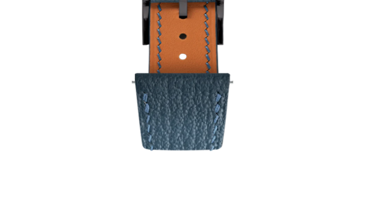 Navy Chevre Slim Strap - Image 19