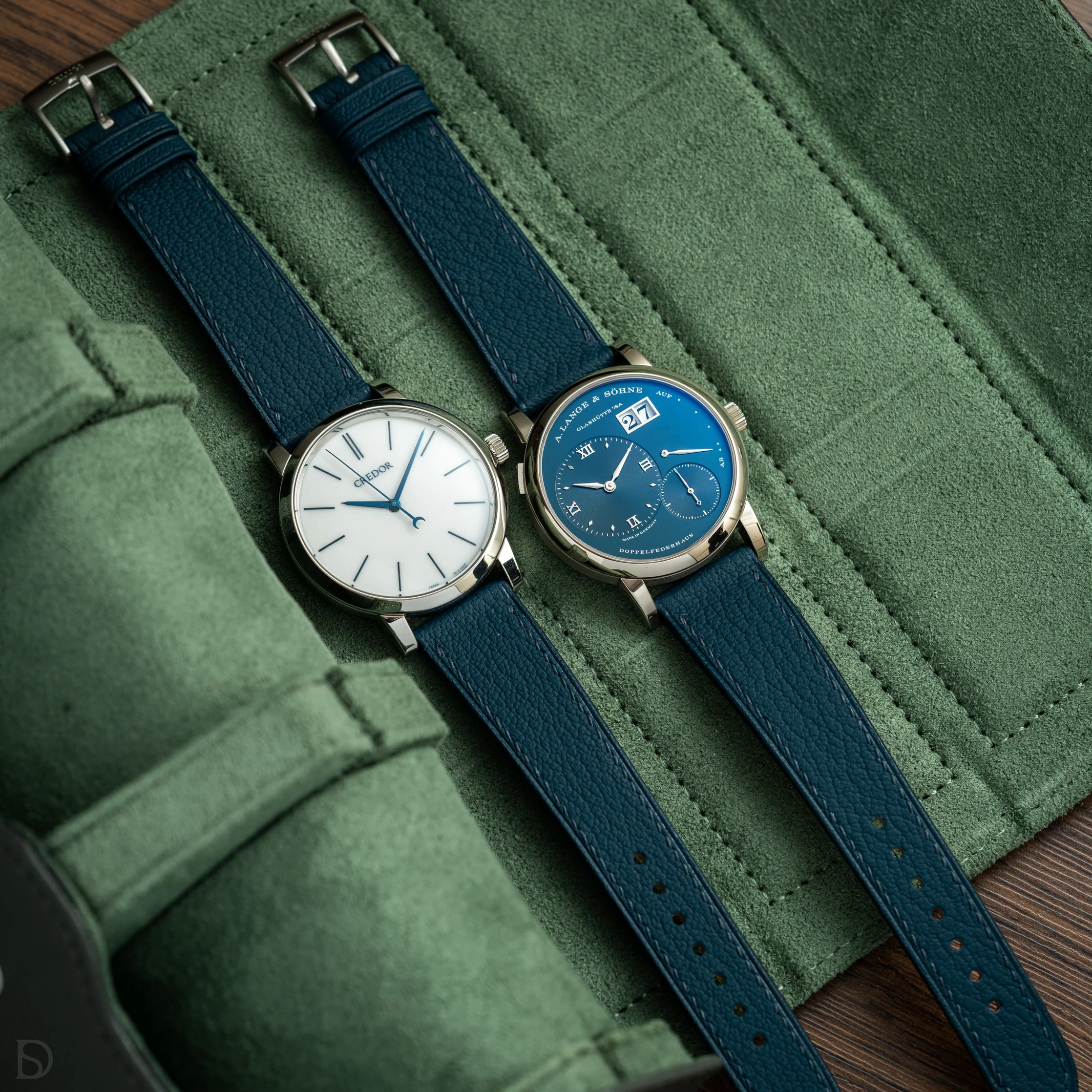 Navy Chevre Slim Strap - Image 4
