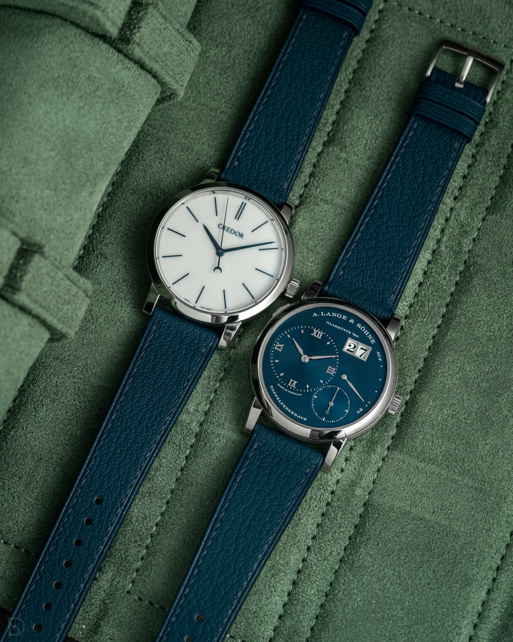 Navy Chevre Slim Strap - Image 6