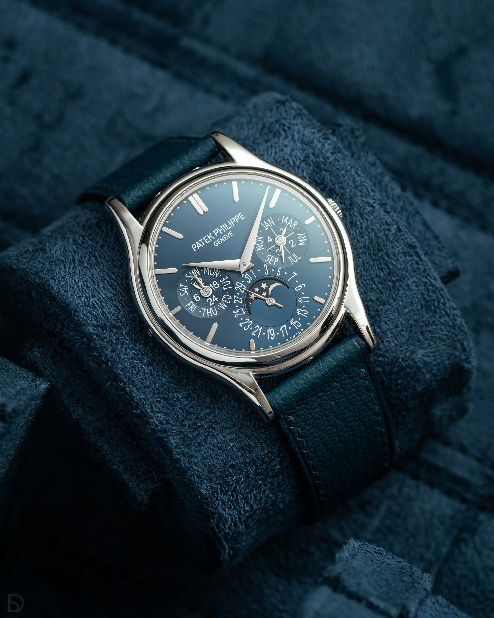 Navy Chevre Slim Strap - Image 7