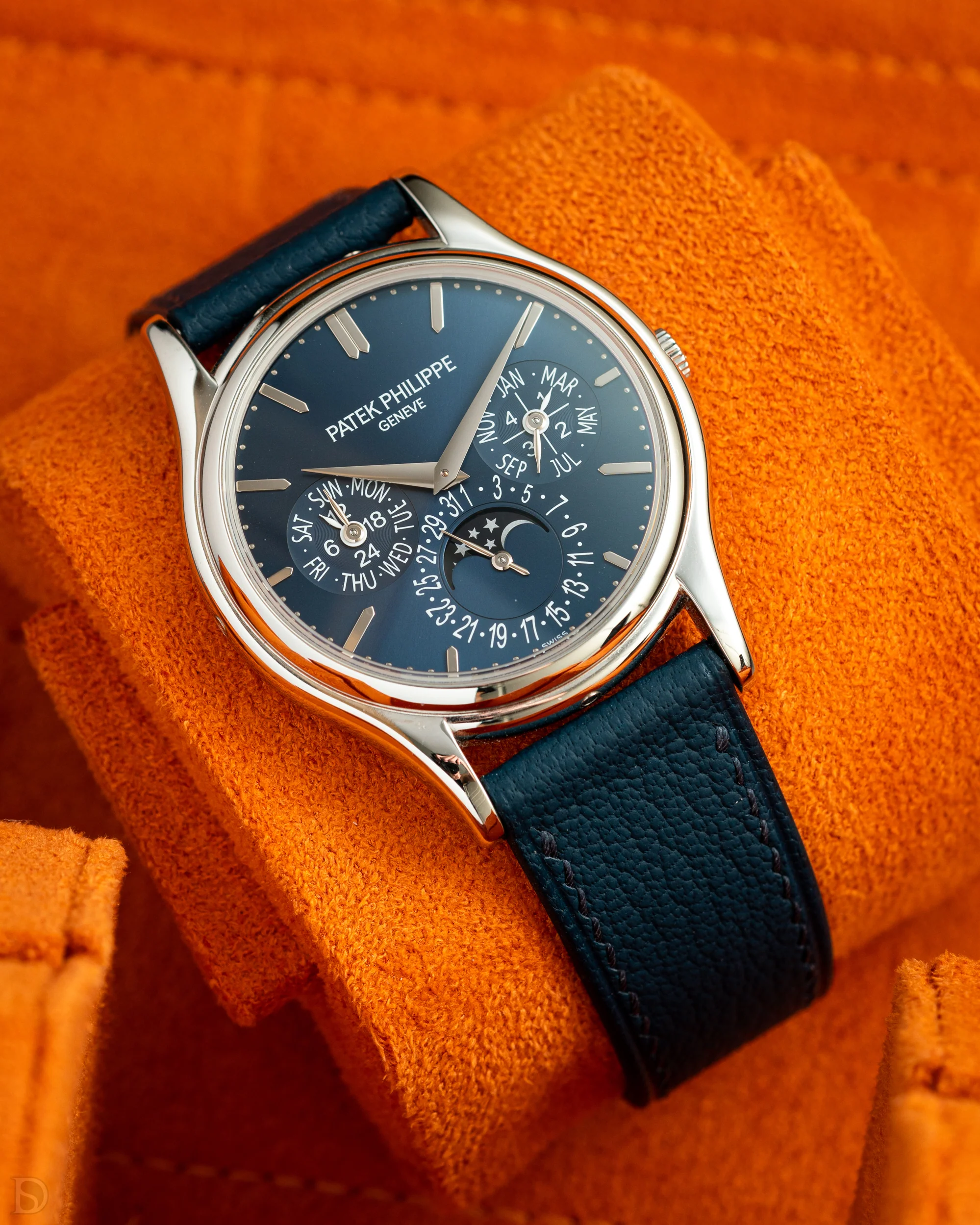 Navy Chevre Slim Strap - Image 8