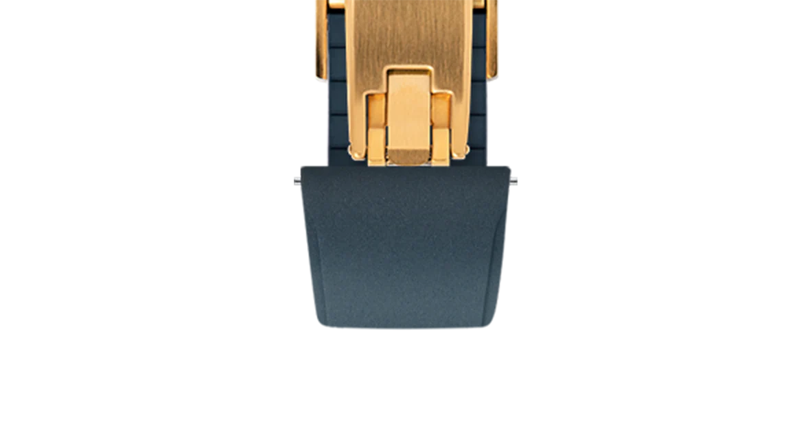 Navy CTS Rubber Strap for Cartier Santos de Cartier - Image 11