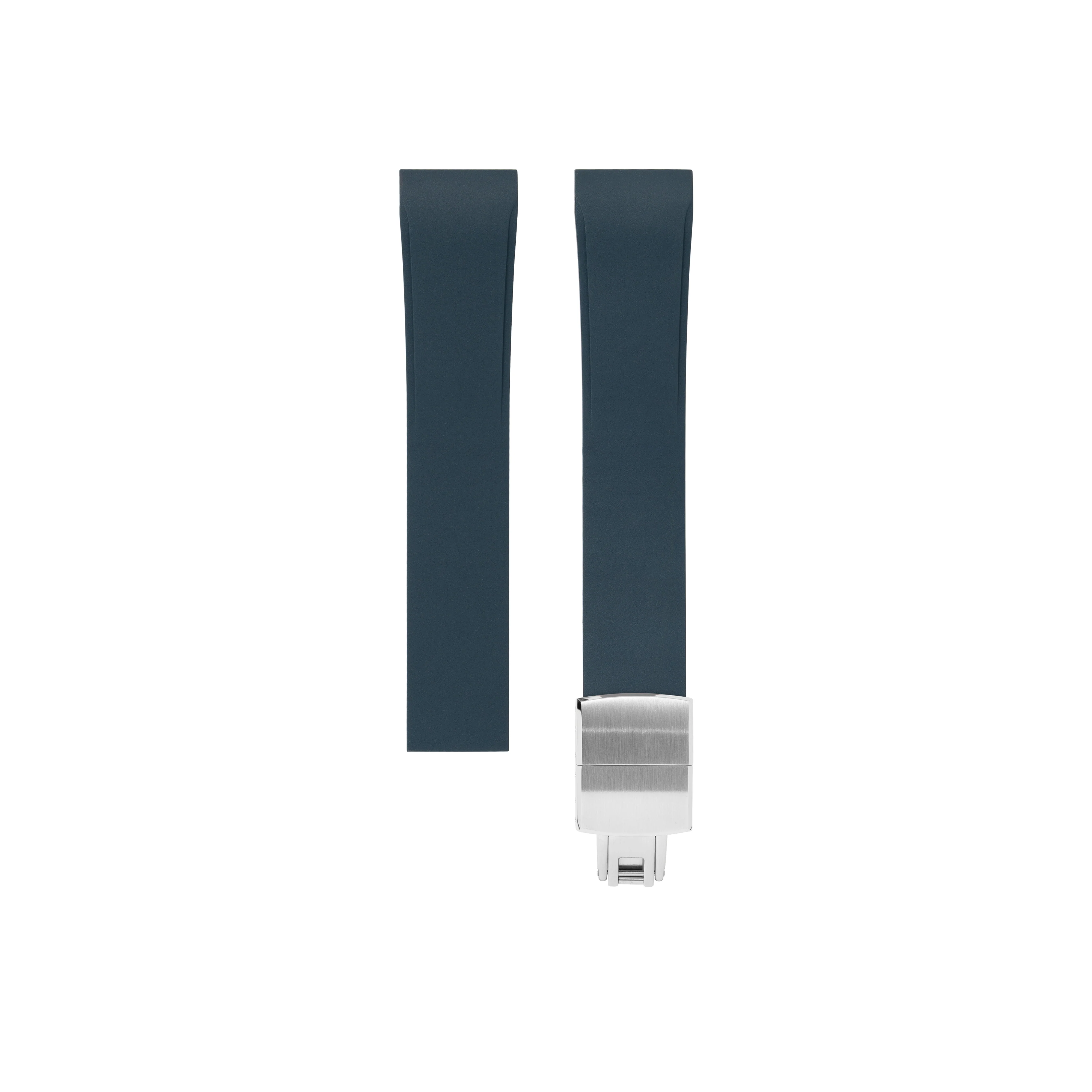 Navy CTS Rubber Strap for Cartier Santos de Cartier - Image 5