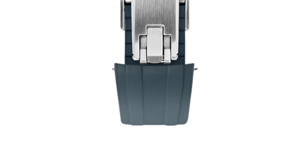 Navy CTS Rubber Strap for Omega Speedmaster & Swatch MoonSwatch - Image 11